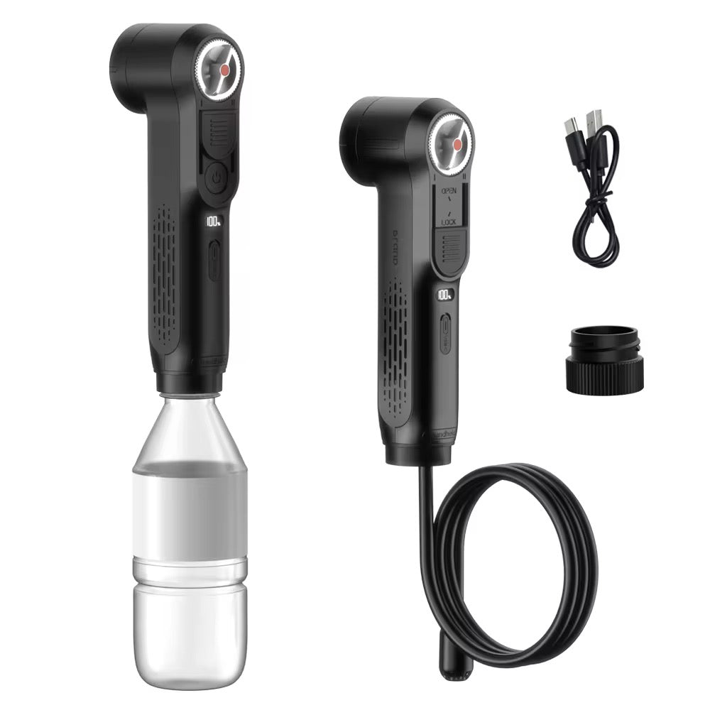FOTSHARER Portable Bidet for Travel, High Pressure Electric Bidet for Women & Men, 1600mAh Battery, Dual Adjustable Spray Modes, LED Display, 2.5L Tank, IPX6 Waterproof Handheld Bidet for Camping