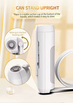 Bostar Electric Bidet with 2.5L Water Tank, 2 Spray Modes 4 Adjustable Pressures Portable Handheld Travel Bidet Kit Waterproof for Outdoor Camping Personal Care
