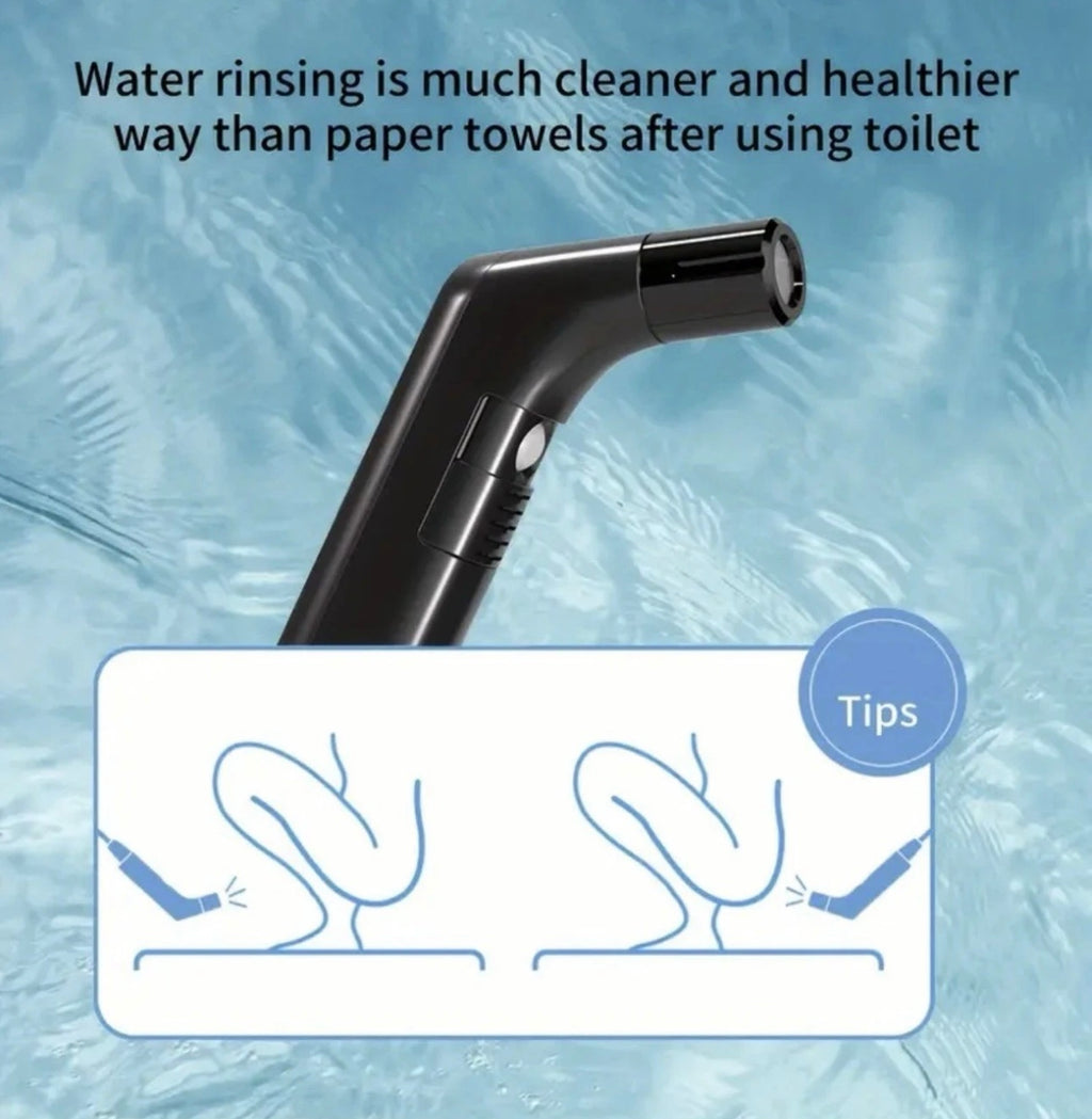 Portable Electric Handheld Bidet Sprayer, Rechargeable, 2.5L Water Tank, 800mAh Battery, Portable, for Personal Hygiene & Postpartum Care
