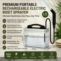 Portable rechargeable electric bidet